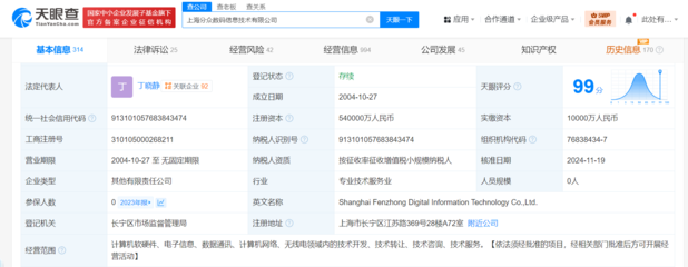 分眾數碼信息技術公司增資至54億，深化網絡技術轉讓業務布局